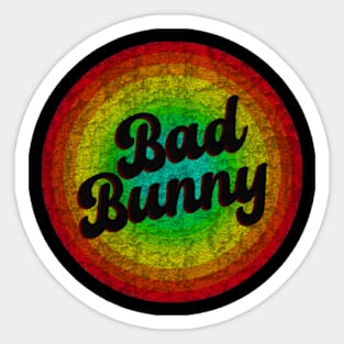 Bad Bunny design Sticker